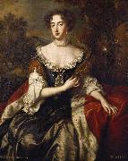 Willem Wissing Portrait of Queen Mary II painting